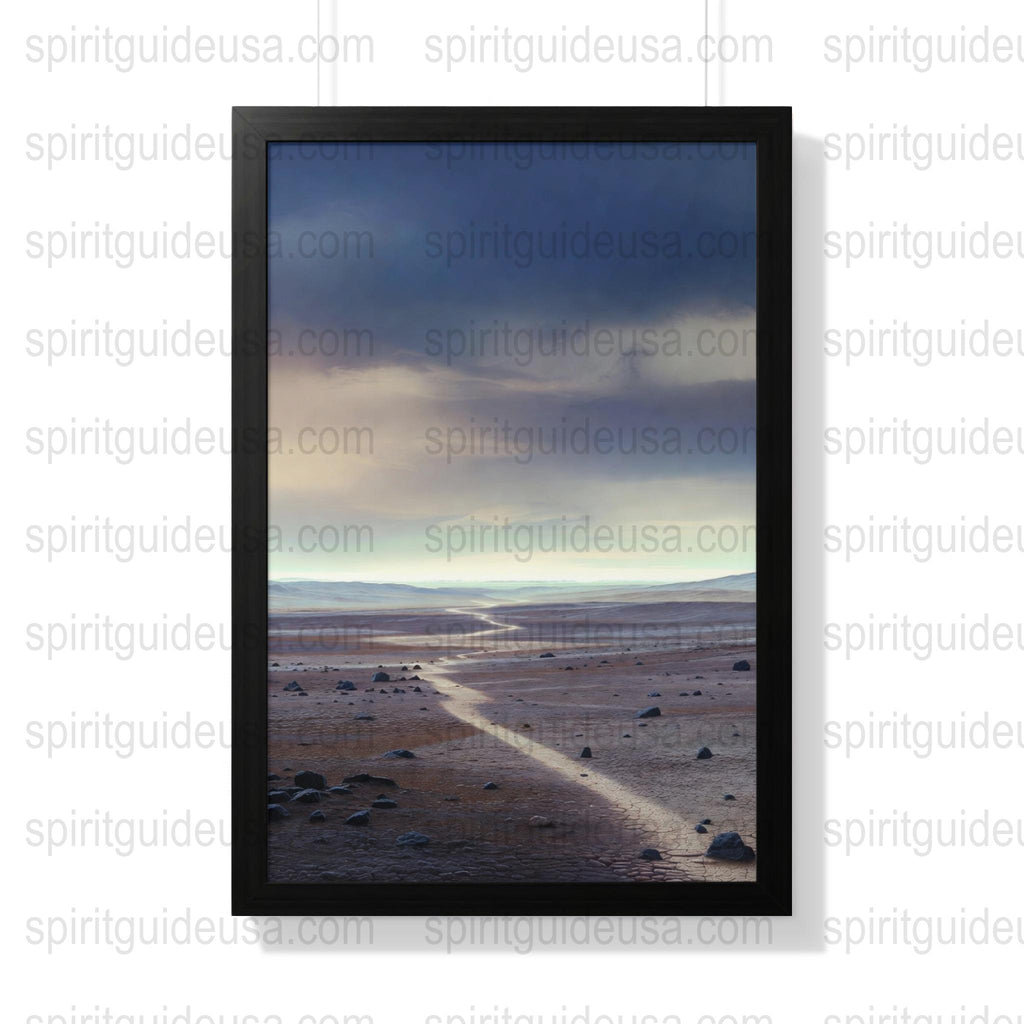 Coastal Beach Sunset Scenic Wall Art Print, Tranquil Ocean Landscape Photo, Home Décor Framed Artwork