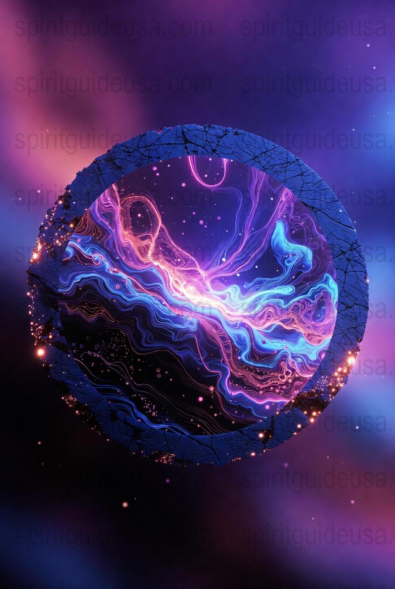 Psychedelic Cosmic Art Print, Vibrant Space Nebula Wall Art, Abstract Galaxy Poster, Celestial Room Decor, Astral Visualization Artwork