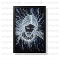 Mystical Energy Art Print, Spiritual Wall Art, Electric Aura Poster, Meditation Room Decor, Framed Energy Visualization, Unique Gift Idea