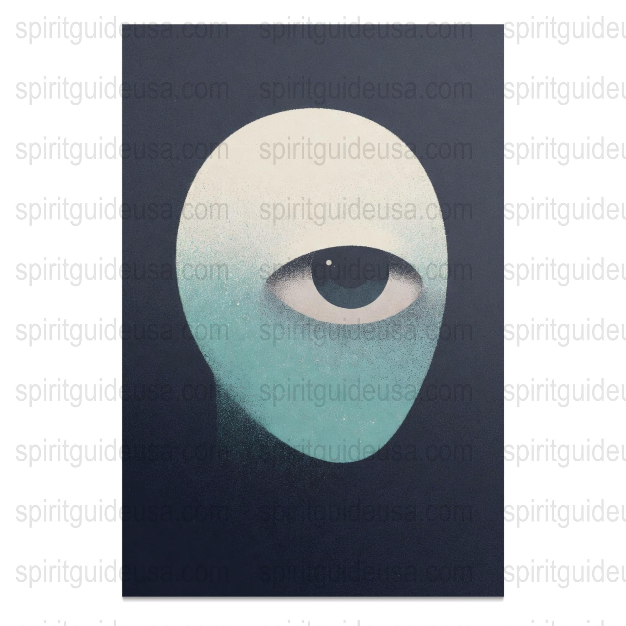 Abstract Eye Art Print, Modern Minimalist Wall Decor, Contemporary Artwork, Unique Home Decoration, Eye Illustration Poster