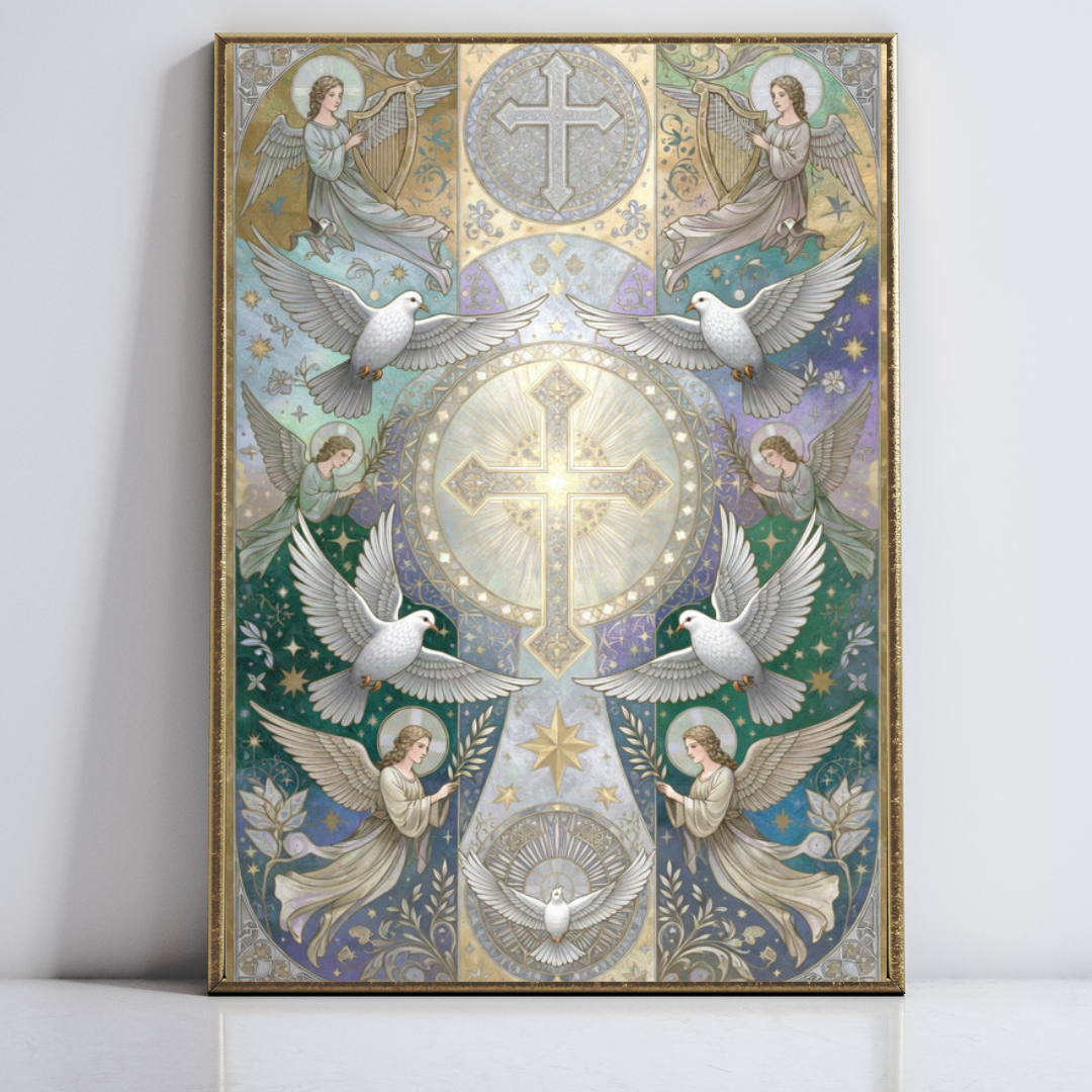 Divine Spirit Guide – Premium Christian Digital Art Download