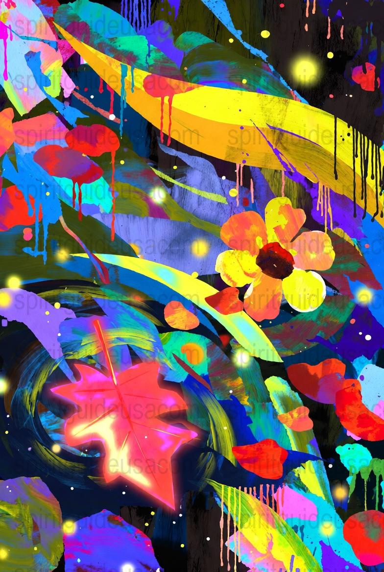 Colorful Abstract Art Print, Vibrant Wall Decor, Modern Expressionist Painting, Home Interior Design, Unique Digital Artwork