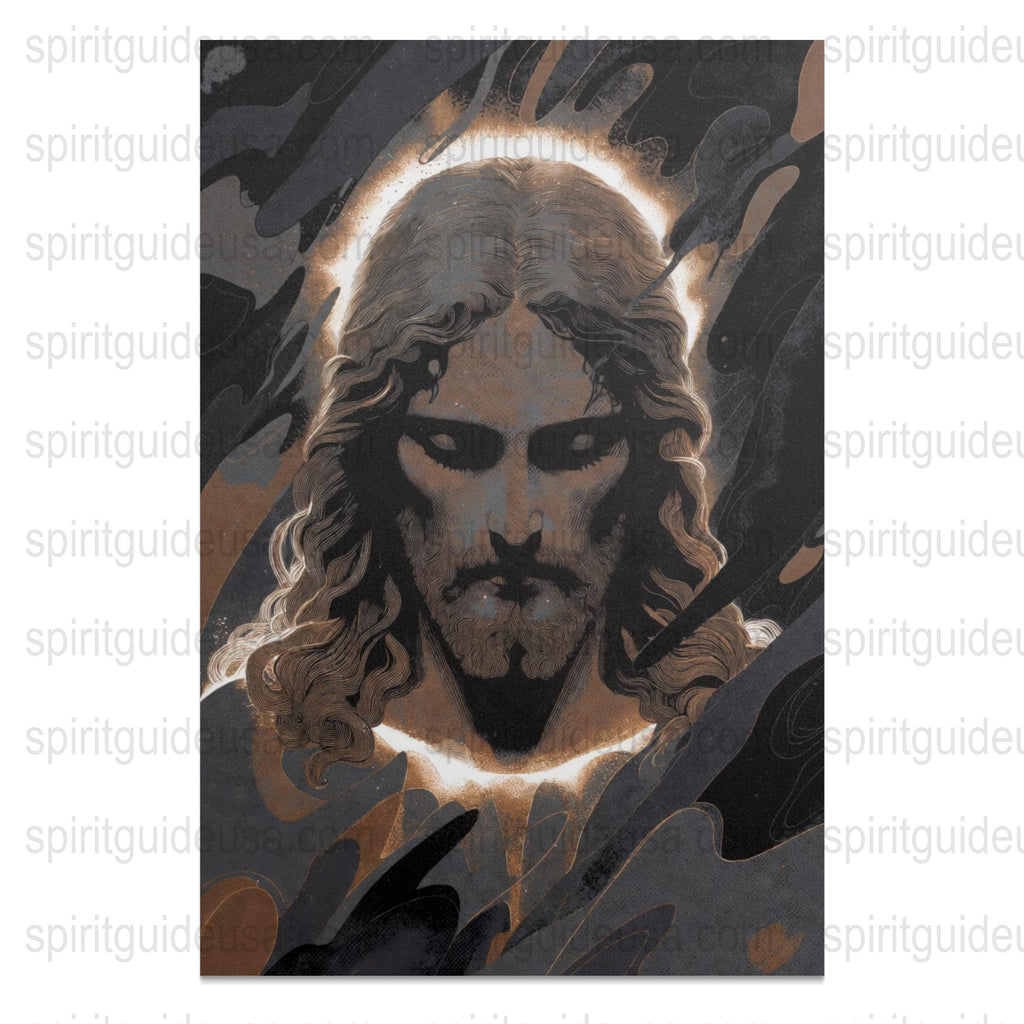 Spiritual Jesus Christ Art Print, Religious Wall Decor, Christian Icon, Inspirational Poster for Home
