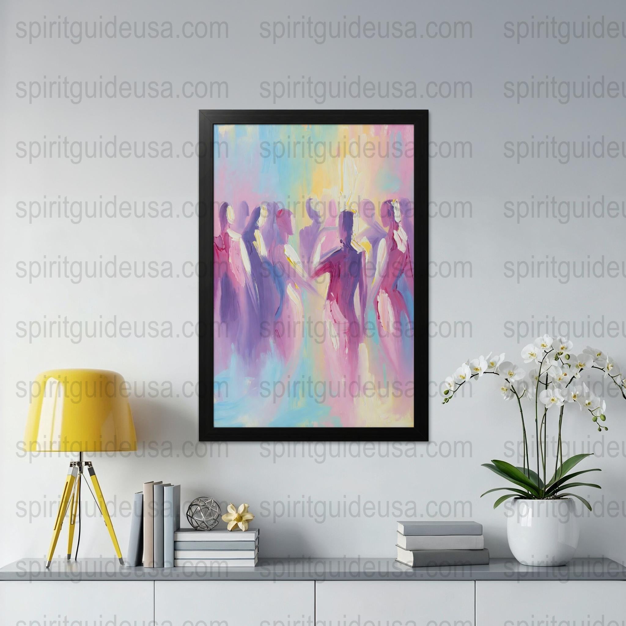 Colorful Abstract Art Print, Modern Home Decor, Wall Art, Living Room Decoration, Large Canvas Print, Vibrant Painting Reproduction