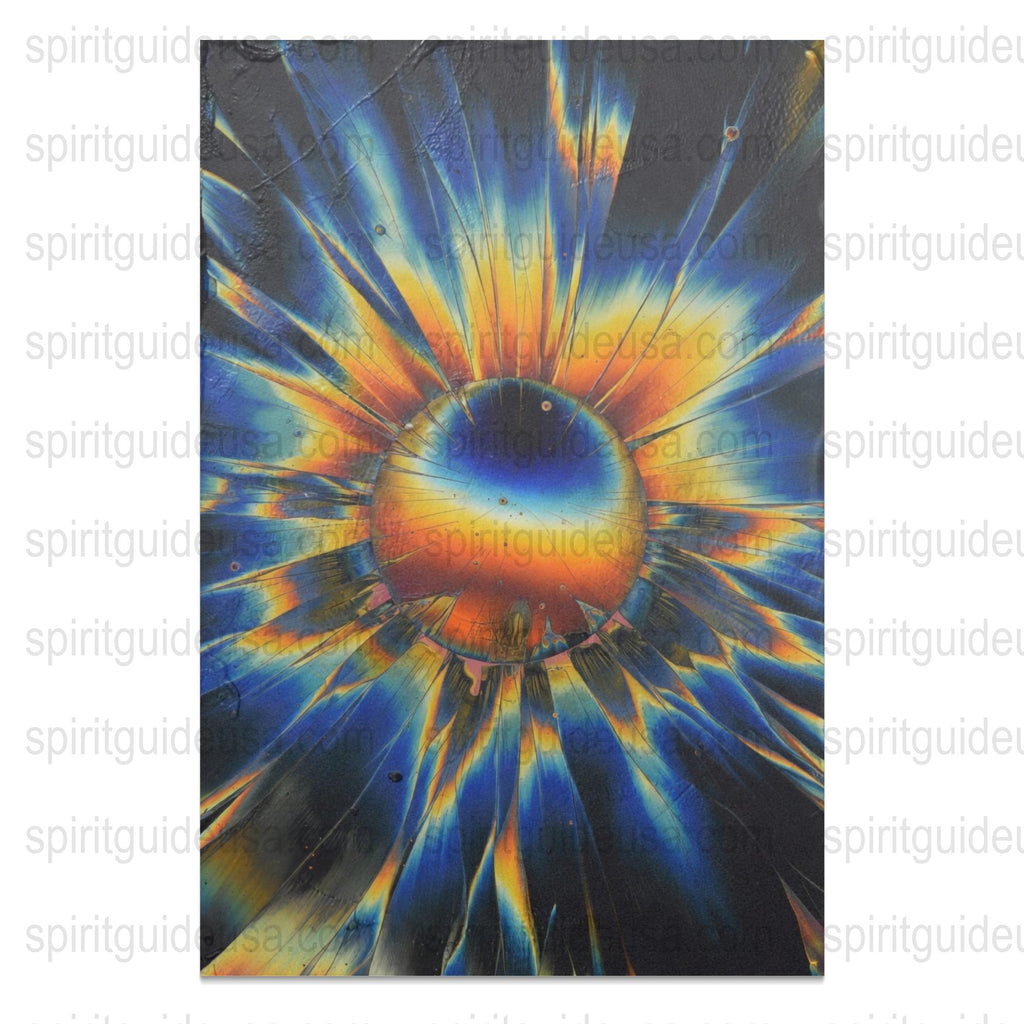 Vibrant Sunburst Abstract Art Print, Colorful Wall Decor, Modern Home Decoration, Unique Artistic Poster
