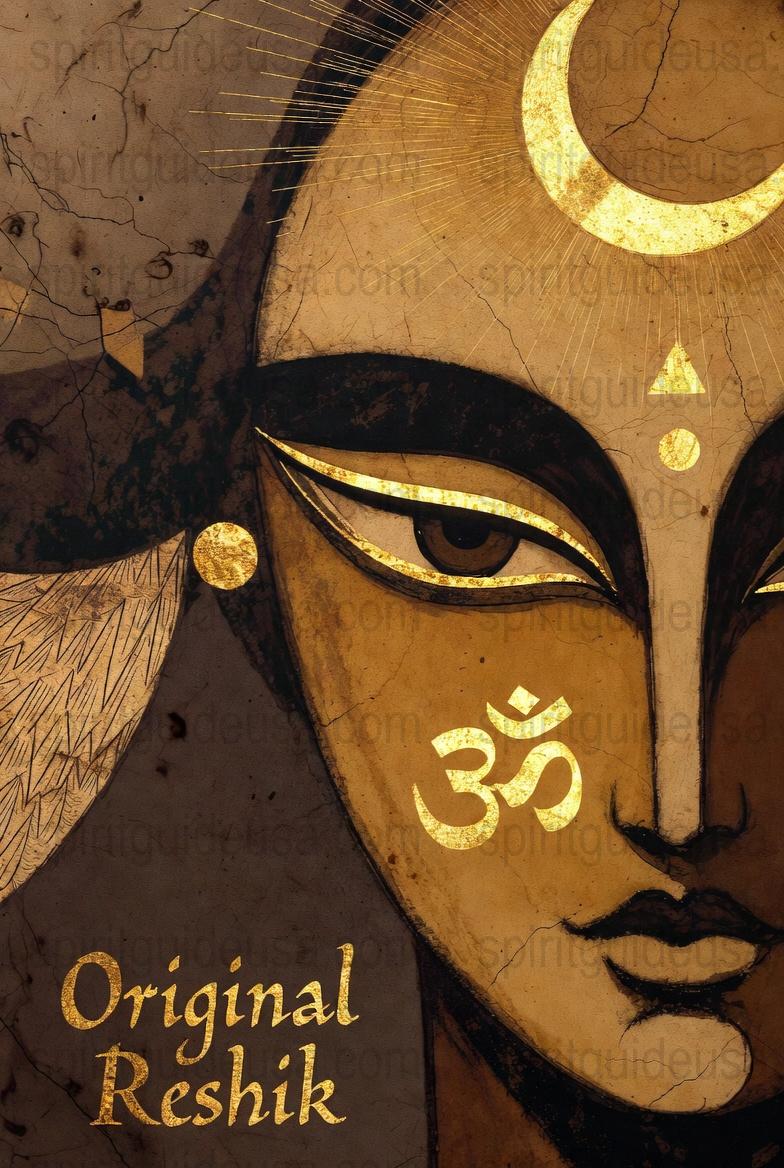 Vintage Buddha Wall Art, Spiritual Decor, Golden Om Symbol, Meditation Room Canvas Print