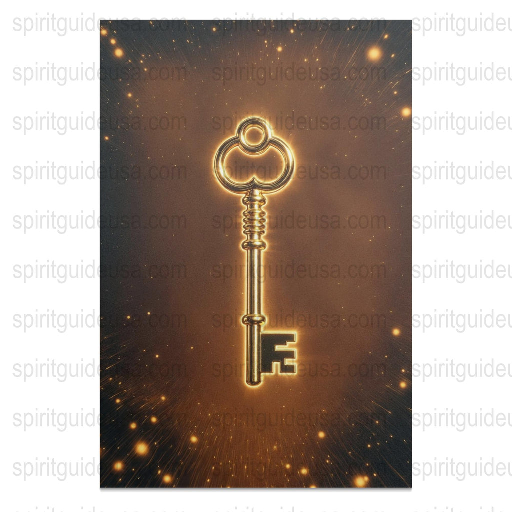 Vintage Skeleton Key Wall Art, Golden Key Poster, Antique Key Print, Home Decor, Office Decoration, Unique Gift Idea