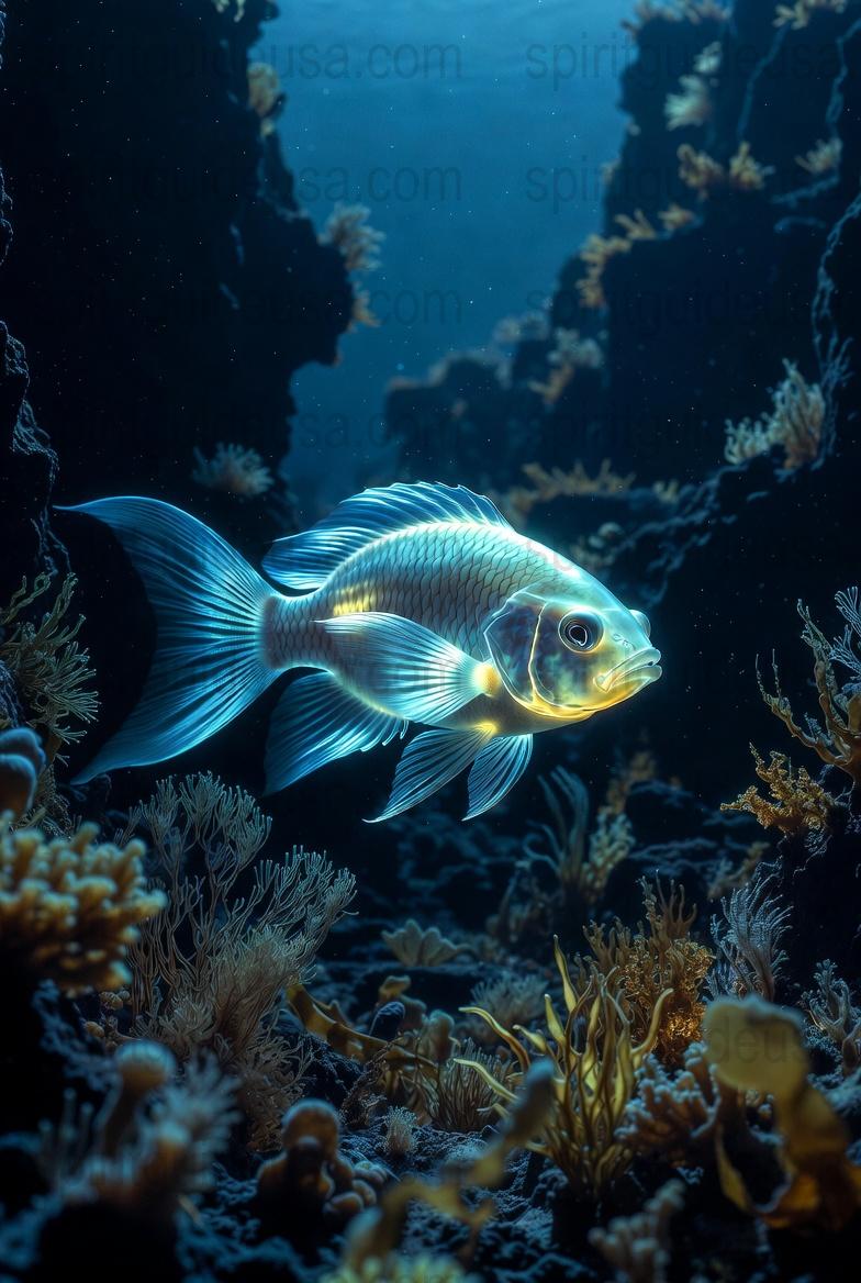 Marine Life Poster, Tropical Fish and Coral Reef Underwater Photography, Ocean Wall Art Decor, Nature Inspired Home Decoration