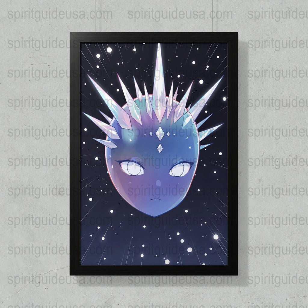 Cosmic Unicorn Art Print, Mystical Space Unicorn Poster, Fantasy Wall Decor, Starry Night, Room Decoration