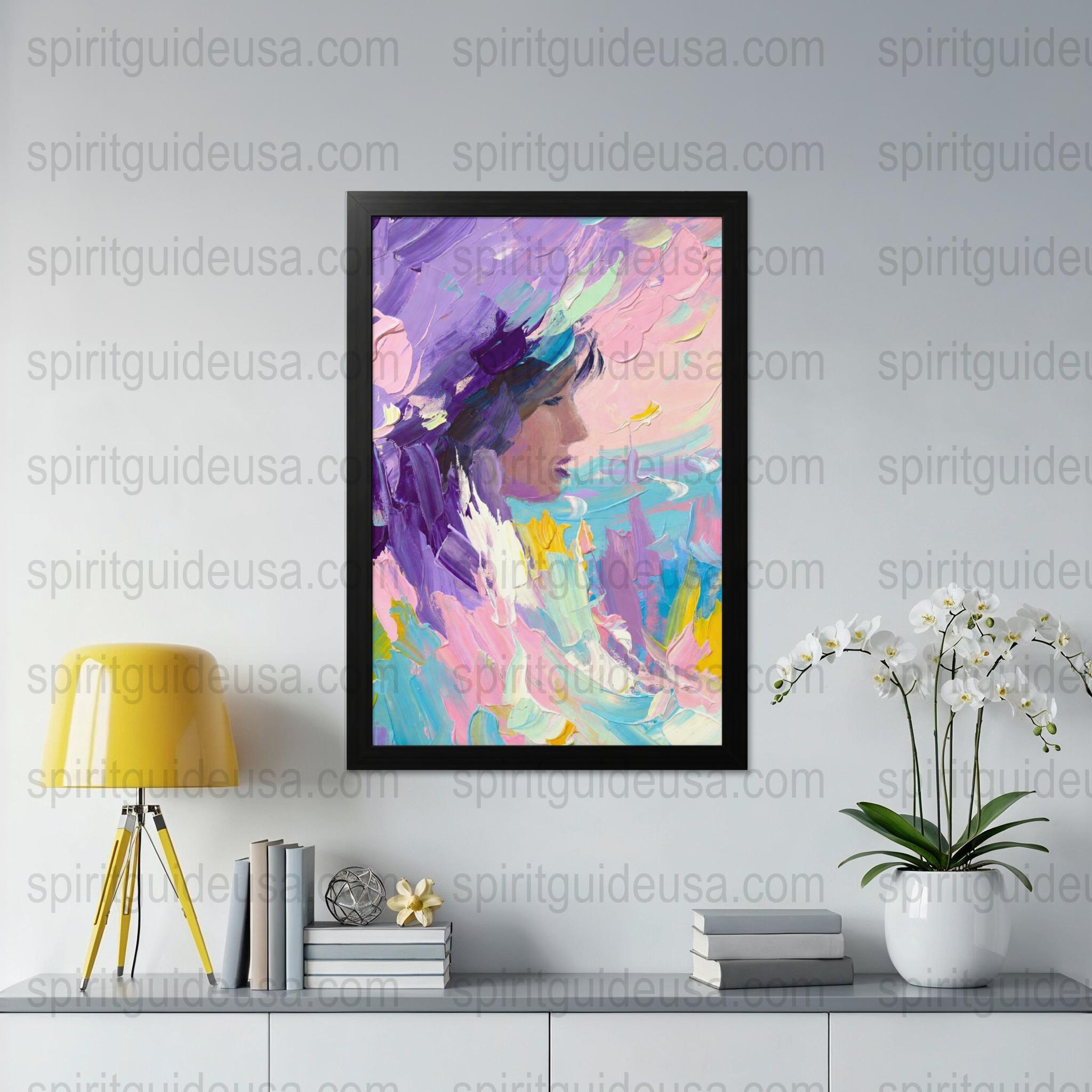 Colorful Abstract Art Print, Modern Home Decor, Large Canvas Wall Art, Living Room Decoration, Bright Wall Hanging