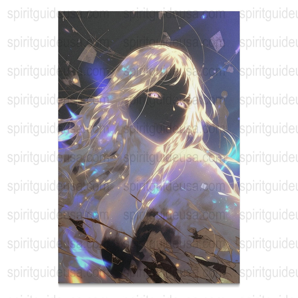 Anime Girl Art Print, Colorful Fantasy Illustration, Wall Decor, Manga Poster, Vibrant Bedroom Artwork, Unique Gift Idea