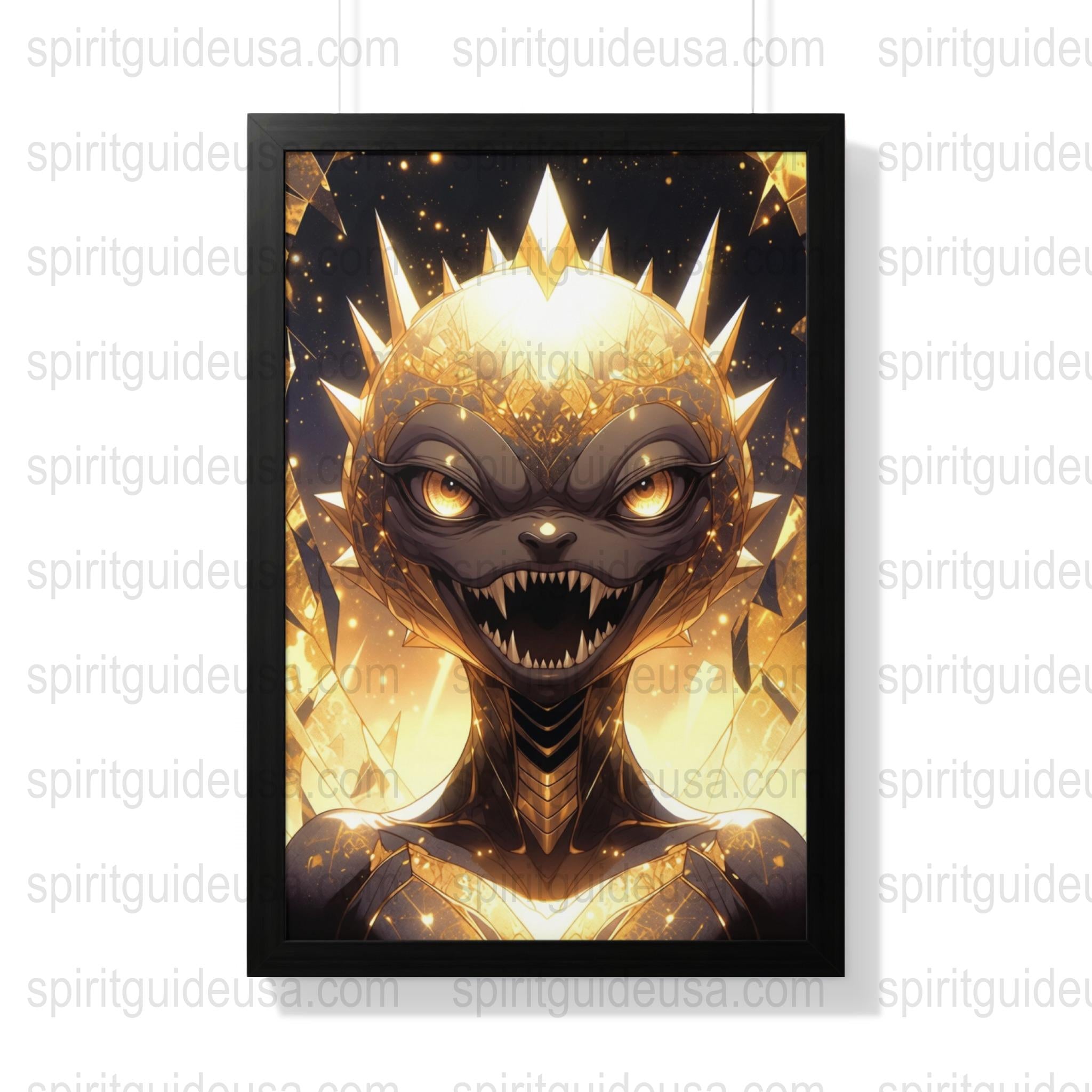 Fantasy Dragon Art Print, Colorful Mythical Creature Poster, Home Wall Decor, Unique Gift Idea