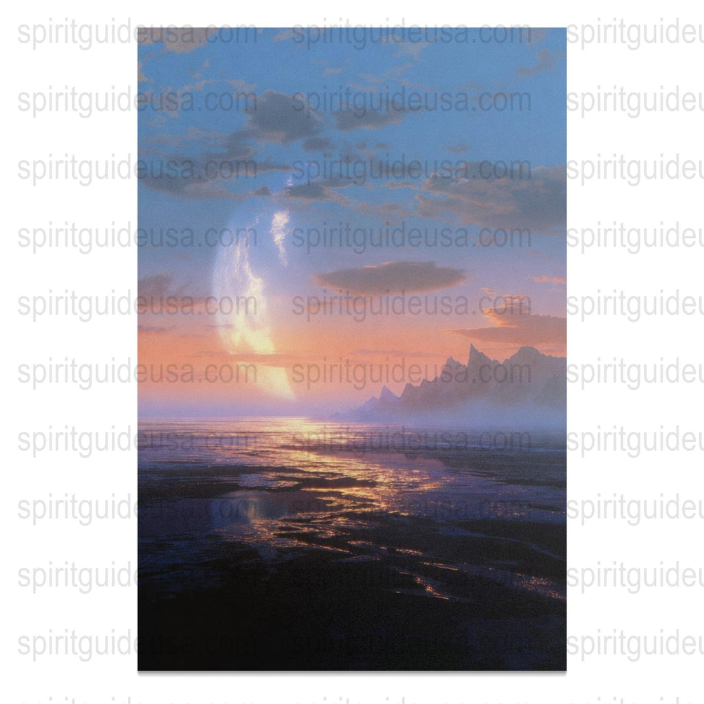 Ocean Sunset Print, Coastal Wall Art, Beach Photography, Nature Canvas, Home Decor, Tranquil Scene