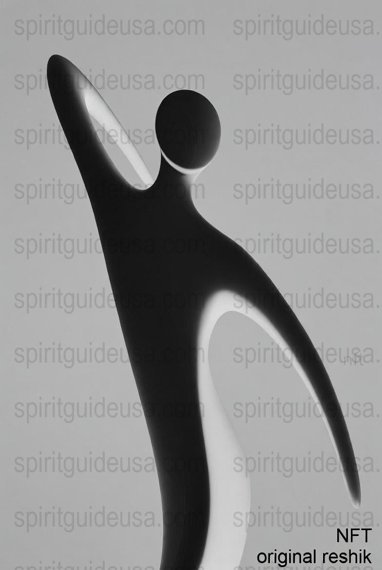 Abstract Black and White Art Print, Modern Minimalist Decor, Contemporary Wall Art, Elegant Home Decoration