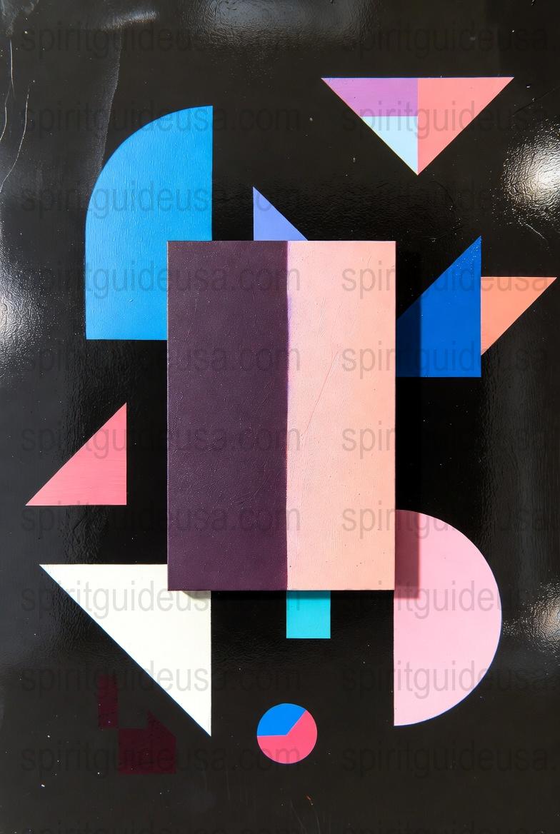 Abstract Geometric Art Print, Modern Colorful Shapes, Wall Decor, Home Office Artwork, Contemporary Design, Unique Decorative Piece