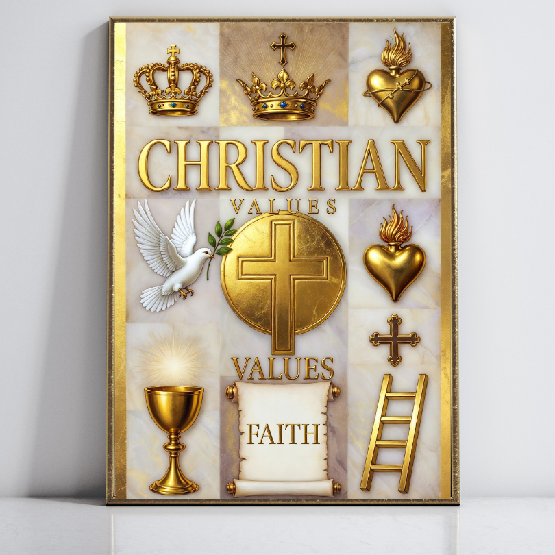 Experience the beauty of God’s presence through this sacred Christian digital artwork inspired by timeless Scripture. Each detail is crafted to reflect divine light, spiritual truth, and heavenly peace. This piece is created for believers who desire to surround themselves with the Word of God and the presence of the Holy Spirit.

“Let there be light.” – Genesis 1:3
From the very first breath of creation, God spoke light into existence. This artwork carries the essence of that holy moment—glowing, pure, and 