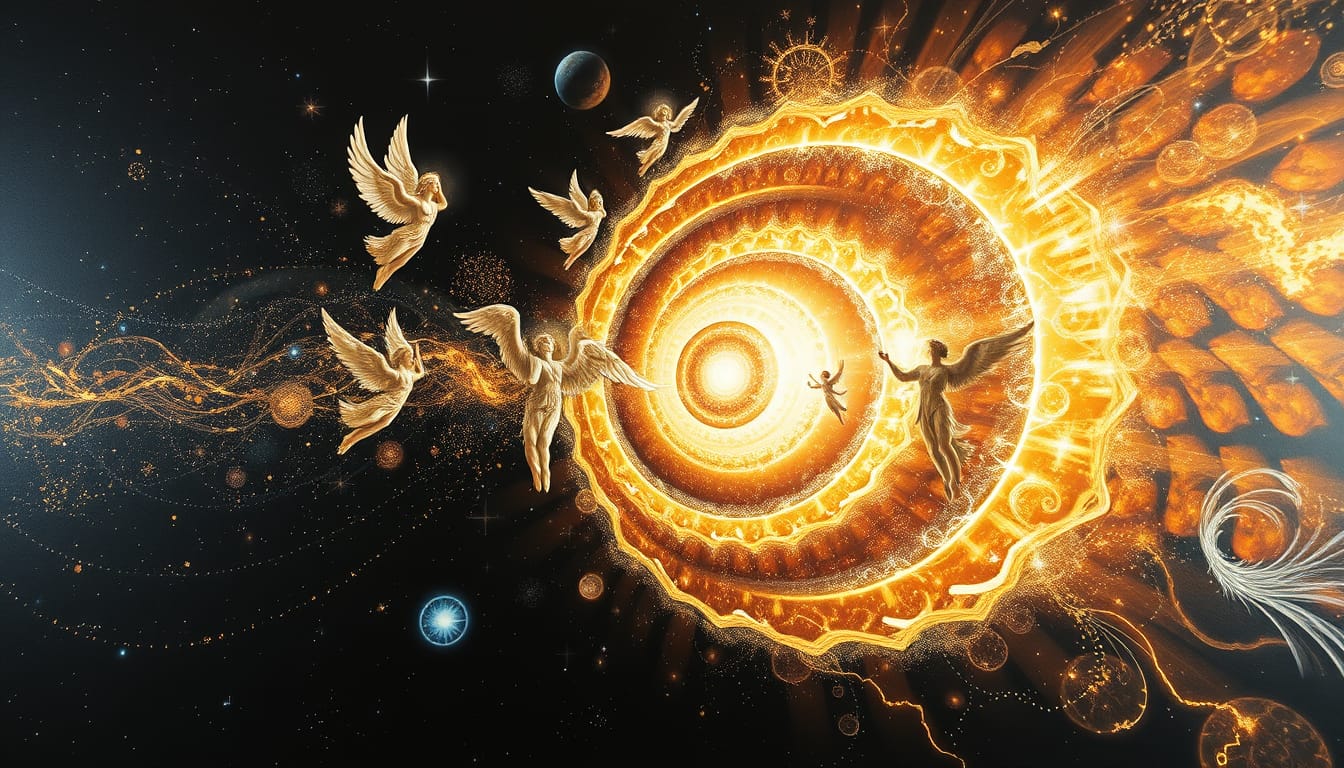 COLLECTOR MASTER EDITION — 1/1 Unique Work (Only One Worldwide)Eternal Cross – 1/1 Collector Edition | Unique Sacred Artwork + Original Hymn (Digital Masterpiece)Beyond the Horizon of Infinity – The Ultimate Divine Collision”

Prompt:
A monumental, hyperrealistic digital oil painting depicting an ethereal collision of divine energies at the edge of the universe. A radiant infinite spiral forms a perfect nexus between galaxies, black holes, and celestial forms. There’s a supernova-like explosion of sacred ge