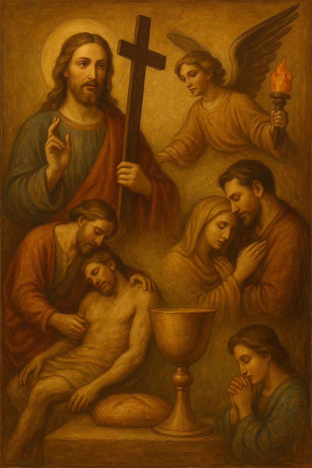 One-of-a-Kind Jesus PNG – Only 1 in the World (Download Now) [Canvas / Painting / Fine Art] + [Digital Wallpaper] + [Phone/Desktop] + [Instant Download]