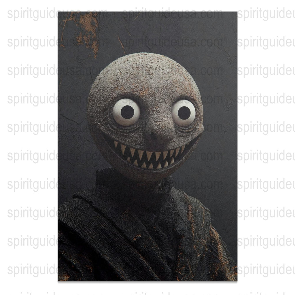 Handmade Creepy Doll Head Sculpture, Unique Horror Collectible, Dark Art Figurine, Gothic Home Decor, Movie Prop Replica, Unnerving Gift