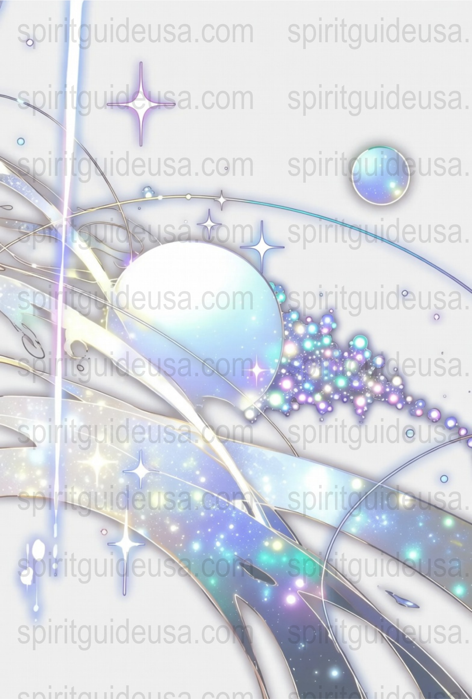 Abstract Cosmic Art Print, Blue and White Galaxy Design, Modern Wall Decor, Celestial Spacescape Poster, Digital Artwork for Home