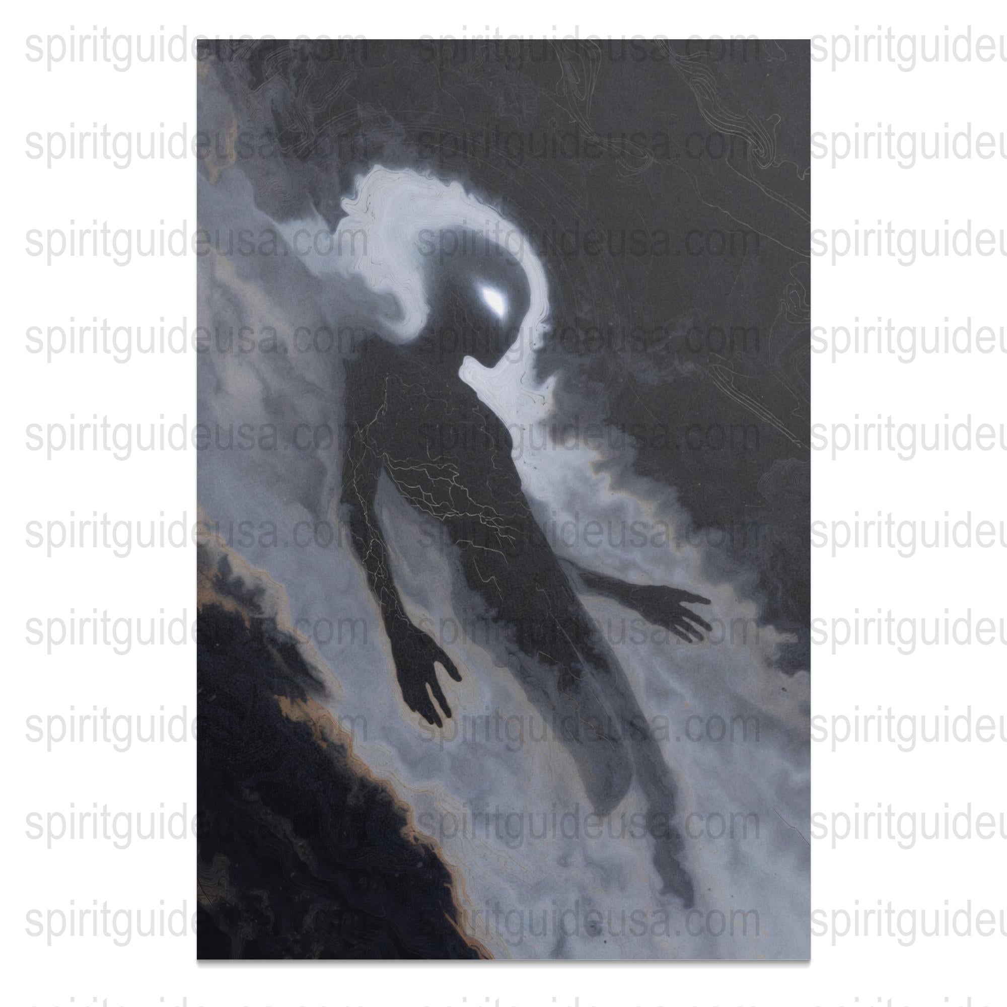 Abstract Black and White Art Print, Modern Minimalist Wall Decor, Contemporary Monochrome Painting