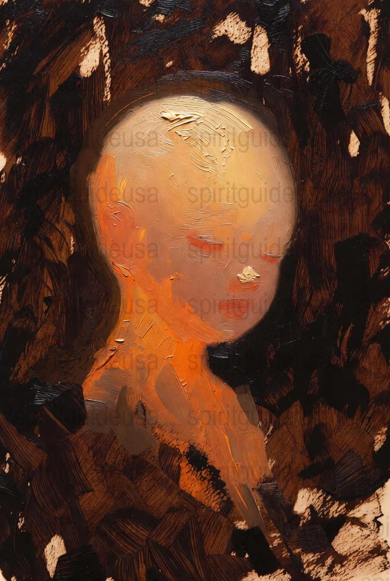 Abstract Oil Painting, Modern Art Face, Textured Brush Strokes, Contemporary Wall Decor, Unique Artwork for Home