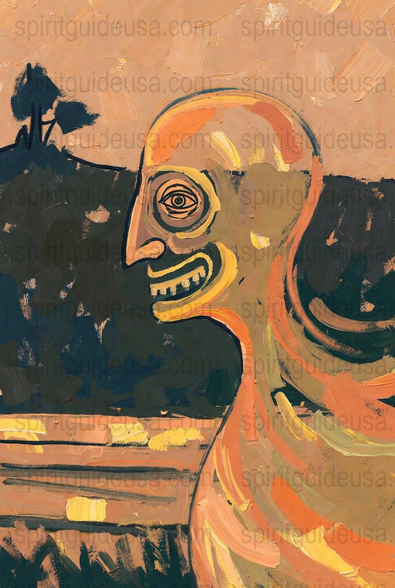 Abstract Art Print, Expressionist Orange and Black Painting, Wall Decor, Modern Artwork, Unique Home Decoration, Bold Colors