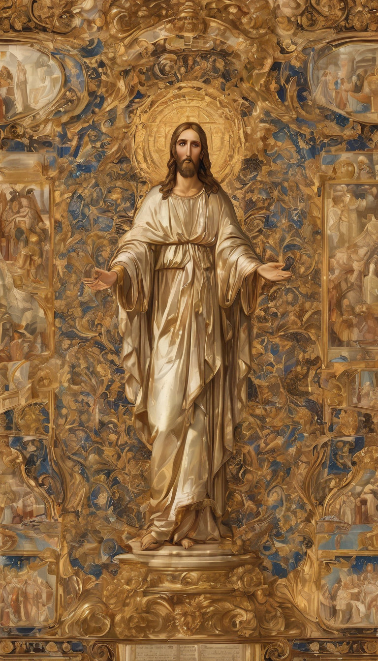 One Divine Eternal God – Ultra Rare Spiritual NFT Artwork PNG, Sacred Celestial Digital Collectible