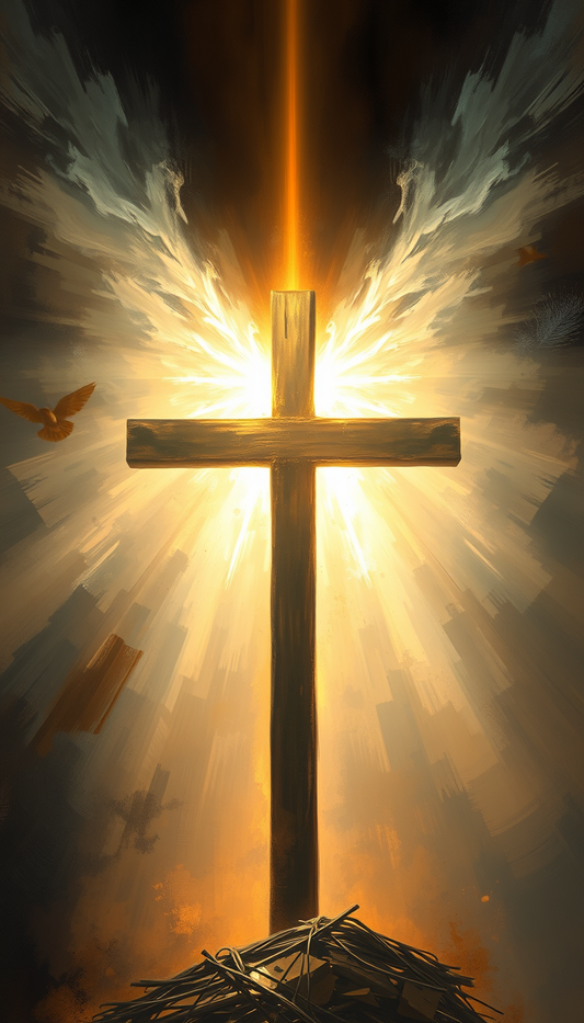 COLLECTOR MASTER EDITION — 1/1 Unique Work (Only One Worldwide) Grace — Christian art symbolizing "The Path of Love"