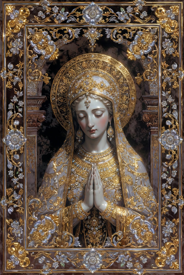 Unique Jesus-Inspired Prayer Card (Digital File) — Spiritual Protection #PrayWithMe #GodIsGood #ChristianArt