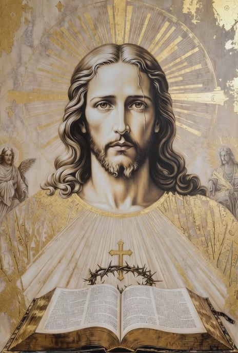 Exclusive Single-Produced Digital Art Crafted For A Truly Unique Collection Elegant Download & Print  #christianpng #oilpaintlookart #retrosacredart #scriptureposter #wallartideas #interiorart #godlydesign #faithcreative #digitalproduct #pngartdownload