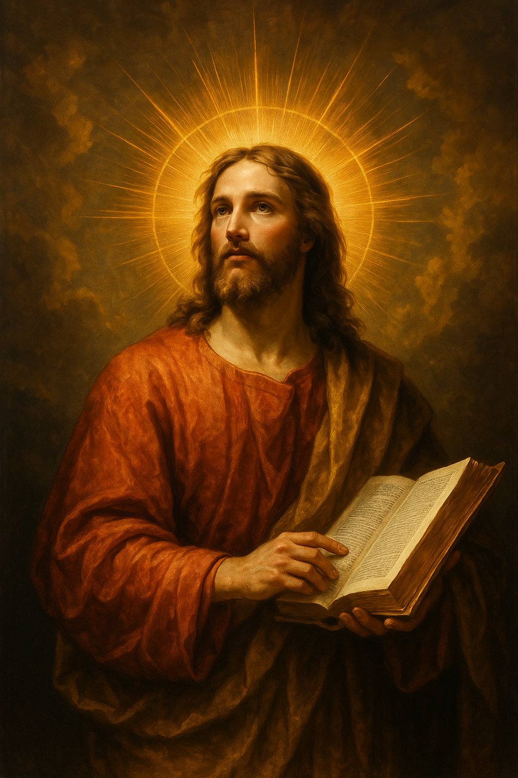 Heaven-Touched Golden Cross Wallpaper – Powerful Christian Digital Background for Miracles, Hope, Healing & Divine Blessing